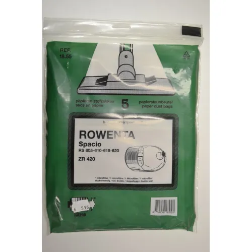 Stofzuigerzakken Rowenta,Spacio RS 605-610-615-620, ZR 420